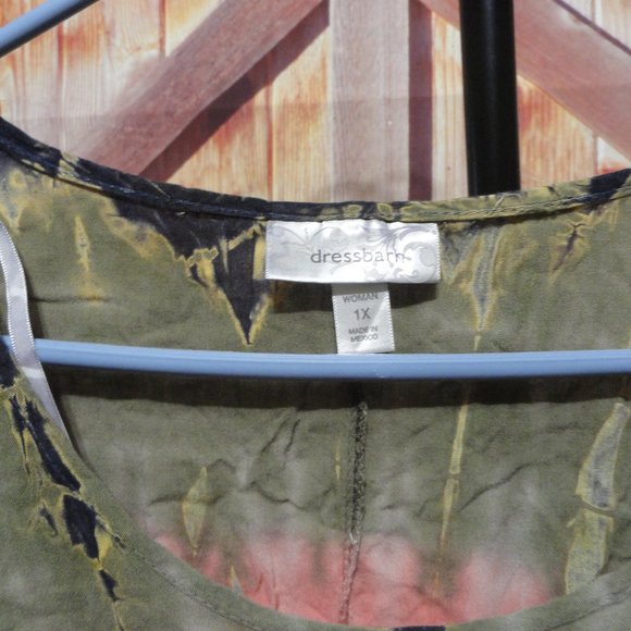 Dress barn funky boho style blouse~gently worn, Colorful~ - Picture 3 of 5